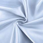 Luxurious Baby Blue Satin Twin Sheet Set