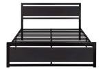 Modern Full Bed Frame with Heavy Duty Support