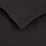 Amazon Basics Lightweight Black Duvet Cover Set, 3-Piece
