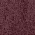 Chezmoi Austin Oversized Queen Bedspread Set, Burgundy