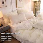 LIFEREVO Luxury Plush Velvet Duvet Cover Set