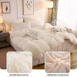 LIFEREVO Luxury Plush Velvet Duvet Cover Set
