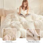 LIFEREVO Luxury Plush Velvet Duvet Cover Set