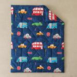 Navy Toddler Bedding Set with Cars Theme
