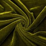Olive Green Velvet Throw Pillow Covers, Set of 2