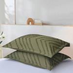 Beige Boho Tufted Pillow Shams Set of 2