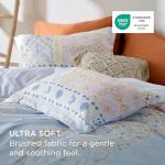 Reversible Vintage Floral Queen Duvet Cover Set