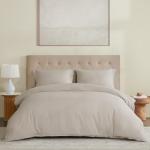 DAPU 100% Linen King Duvet Cover Set