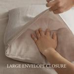 DAPU 100% Linen King Duvet Cover Set