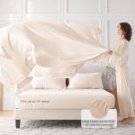 Beige 7-Piece Queen Comforter Bed Set