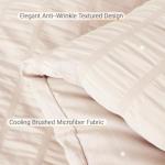 Beige 7-Piece Queen Comforter Bed Set