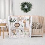 Peanutshell Safari Crib Bedding Set for Nursery