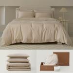 Luxe King Cotton Tencel Duvet Cover Set