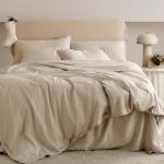 Luxe King Cotton Tencel Duvet Cover Set