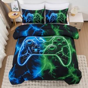 Gamer Twin Bedding Set with 3D Controller Design