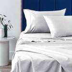 Luxury 100% Cotton Queen Sheet Set – White