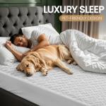 Queen Waterproof Bamboo Mattress Protector - Breathable Fitted