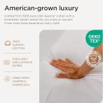 Luxury Supima Cotton Queen Sheet Set, 1200 TC
