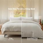 Beige King Size Comforter Set - 3 Pieces