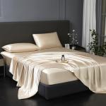 Luxury Gold Satin Full Sheet Set (4 Pcs)