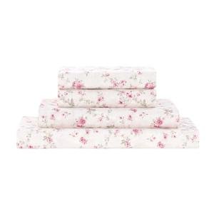 Silky Soft Microfiber Bed Set - Kashmir Rose, Queen