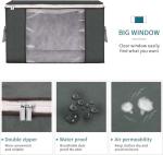 3-Pack Foldable Storage Bags for Bedding, 90L