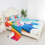 Twin Rainbow Unicorn Bedding Set for Kids
