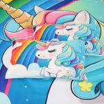 Twin Rainbow Unicorn Bedding Set for Kids
