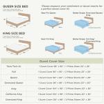 Bedsure California King Linen Duvet Cover Set