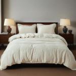 Elegant Linen Duvet Cover Set - 3 Pieces