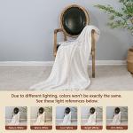 Soft Knitted Throw Blanket with Tassels - 50"x60