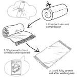 Soft Knitted Throw Blanket with Tassels - 50"x60