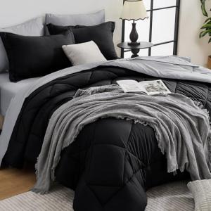 Queen Comforter Set - 7-Piece Soft Bedding