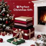 Queen Satin Bed Sheets Set - 4 Pcs Black