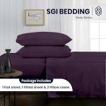 Luxury 4-Piece Egyptian Cotton Queen Sheet Set