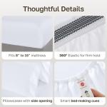 Luxury 1000 Thread Count Queen Cotton Sheet Set