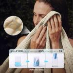 Bedsure 100% Cotton Muslin Throw Blanket - 50x70 Inches