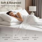 California Design Den King Size Sheets Set - Luxury 1000 Thread Count Sateen, Thick and Natural 100% Cotton Bed Sheets, Deep Pockets, Soft, Breathable and Durable Bedding Set - White