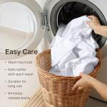 California Design Den King Size Sheets Set - Luxury 1000 Thread Count Sateen, Thick and Natural 100% Cotton Bed Sheets, Deep Pockets, Soft, Breathable and Durable Bedding Set - White