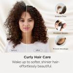 Bedsure Satin Pillowcase, Similar to Silk Pillow Cases Queen Size Set of 2, Cooling Pillow Case for Hot Sleepers with Envelope Closure, Gifts for Women Men, Silver Grey, 20x30 Inches, 2pcs