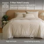 Crisp Cotton Tencel Duvet Cover Set - King