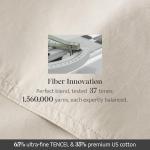 Crisp Cotton Tencel Duvet Cover Set - King