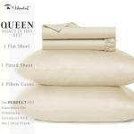 UrbanHut 700 Thread Count Queen Sheet Set - Ivory