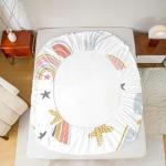 Erosebridal Rainbow Sheet Set for Kids' Beds