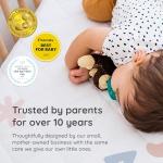 Ultra-Soft Waterproof Crib Mattress Protector Pad