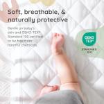 Ultra-Soft Waterproof Crib Mattress Protector Pad