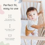 Ultra-Soft Waterproof Crib Mattress Protector Pad