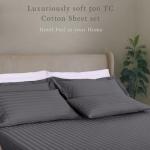 Luxury Dark Grey 500 TC Queen Sheet Set
