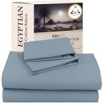 Luxury Egyptian Cotton Cal King Bed Set - Blue