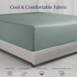Luxury King Fitted Sheet – 100% Cotton, Sage Green